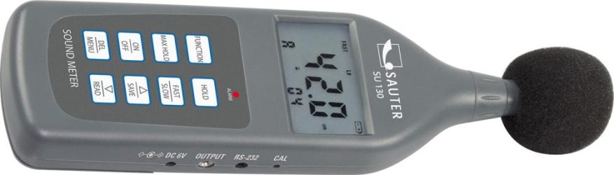 Prístroj na meranie hladiny zvuku SU 130 Sauter