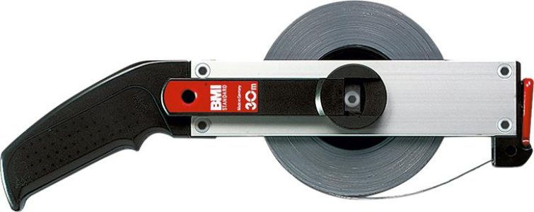 Rámové meracie pásmo nehrdzavejúce 30 m x 13 mm Začiatok meradla B Flextop Štandardné BMI