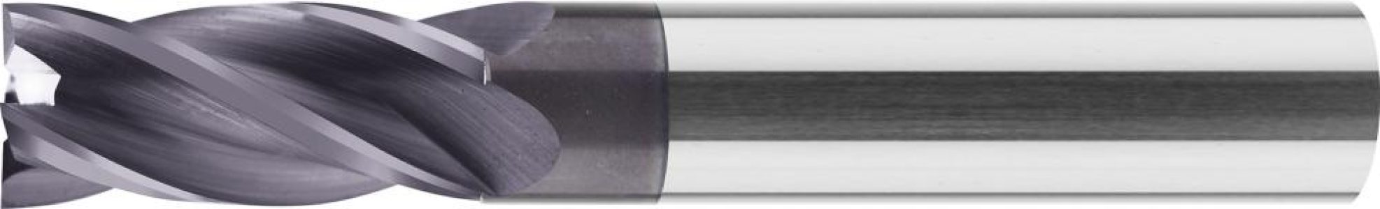 Fréza so stopkou VHM krátka DIN6527 TiAlN Z4 stopka HB 20mm FORMAT