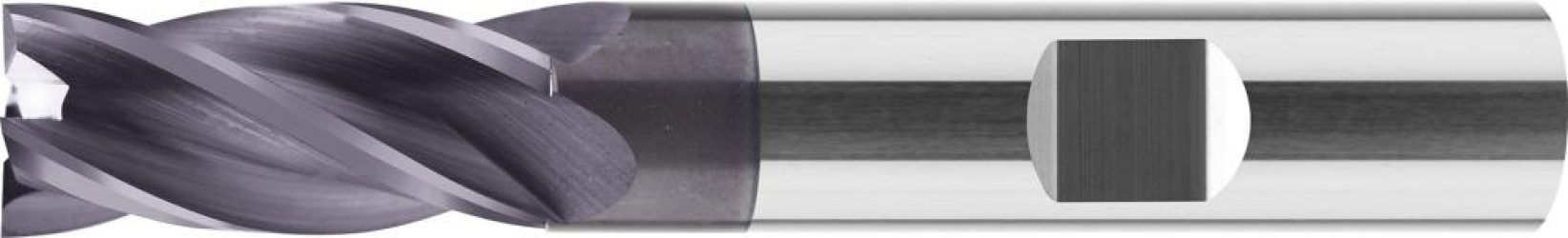 Stopková fréza VHM dlháDIN6527 TiAlN Z4 stopka HB 20mm FORMAT