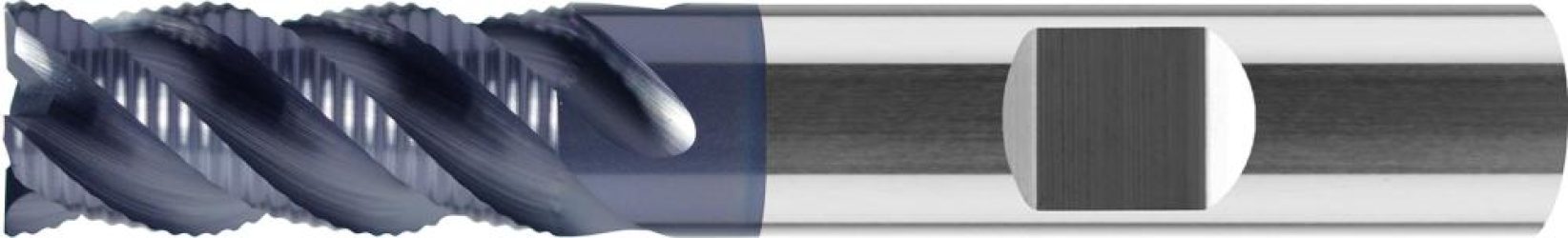 Hrubovacia fréza VHM 20mmZ6 TiAlN HB typ HR továrenská norma FORMAT