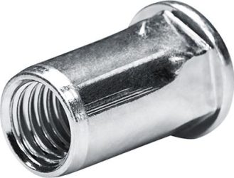 Slepá nitovacia matica oceľ plochá okrúhla hlavaM8 TeilSK Rozsah upnutia 0