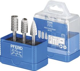 Sada technických fréz HSS 12 mm 3-dielna