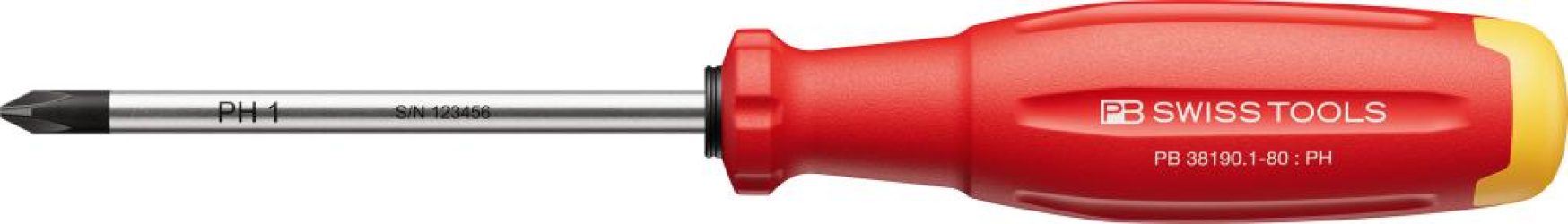 Skrutkovač PH1x 80mm SwissGrip EVO PB Swiss