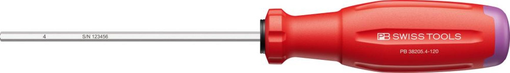 Skrutkovač Vnútorný šesťhran 4x120mm SwissGrip EVO PB Swiss