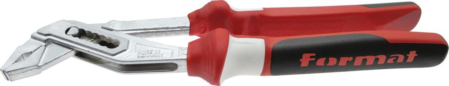 Vodárenské kliešte pochrómovaný 2-komponentové uchopenie 240 mm FORMAT