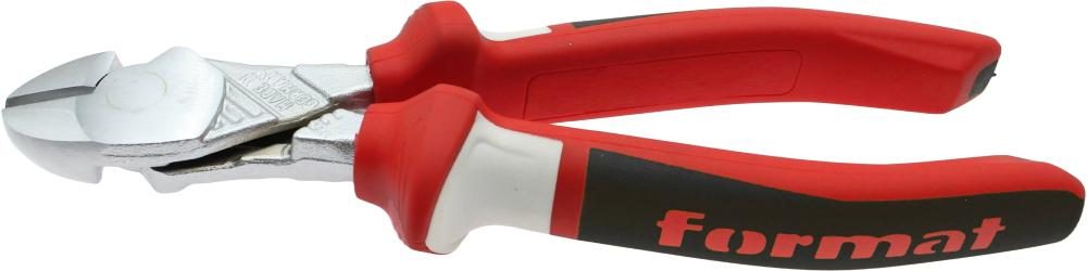 Silové bočné štiepacie kliešte DIN5238A s 2-zložkovými rukoväťami 200 mm FORMAT