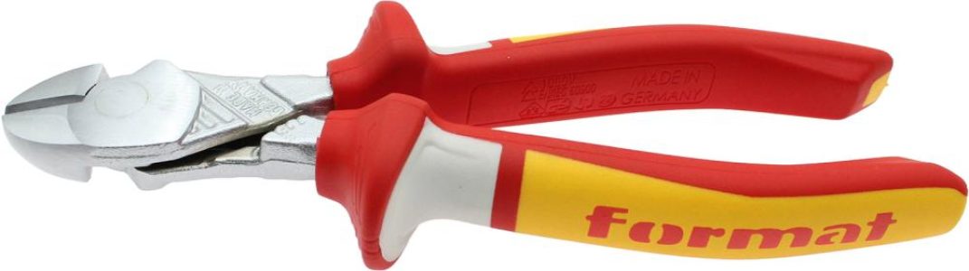 Silové bočné štiepacie kliešte VDE pochrómované 200 mm FORMAT