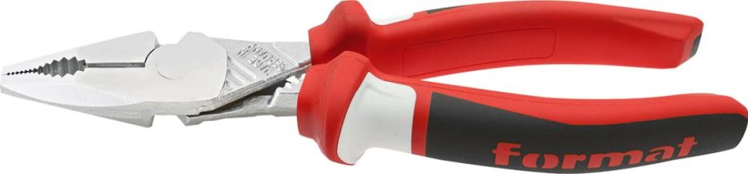 Špicaté silové kliešte MIG s 2-zložkovým puzdrom 200 mm FORMAT