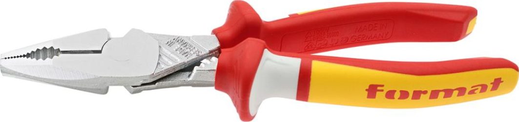 Špicaté silové kliešte MIG s 2-zložkovým puzdrom 200 mm VDE FORMAT