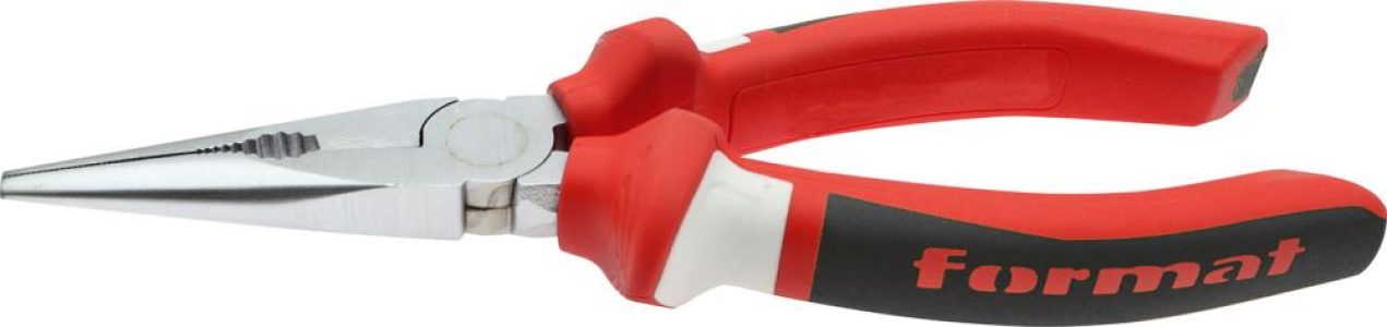 Kliešte pre rádiotechniku DIN5236A rovné s 2-zložkovými rukoväťami 160 mm FORMAT