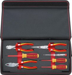 Sada klieští MIG skrutkovač VDE 7-dielne v puzdre FORMAT