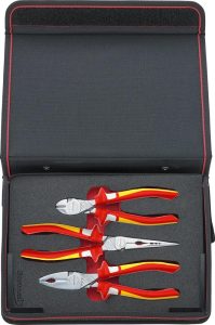 Sada klieští VDE MIG s 2-zložkovými rukoväťami 3-dielna puzdro FORMAT