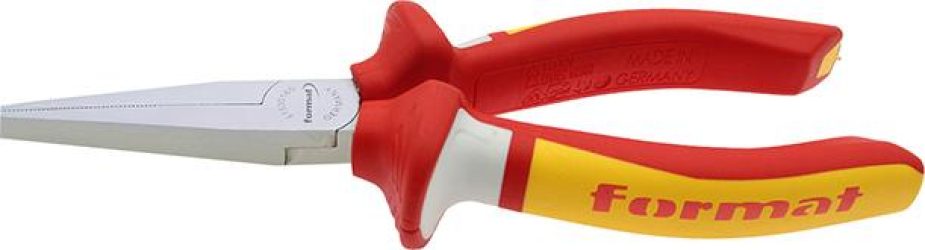 Kliešte s predĺženými čeľusťami DIN/ISO5745 tvar 1 ploché VDE 160 mm FORMAT