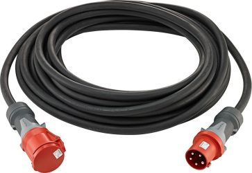 Predlžovací kábel CEE 25mH07RN-F5G16 63A IP44 s Mennekes PowerTOPXtra Althoff