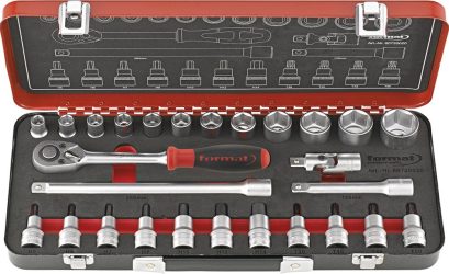 Sada nástrčných kľúčov 1/2" 27-dielna FORMAT