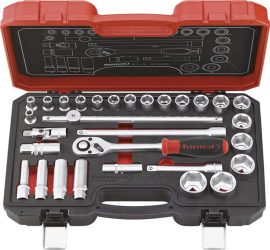 Sada nástrčných kľúčov 1/2" 30-dielna FORMAT