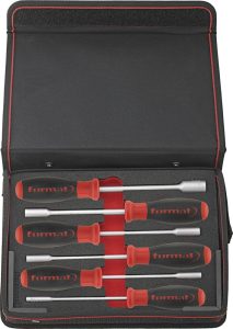 Sada skrutkovačov s nástrčným kľúčom 5-13 mm 7-dielna v puzdre FORMAT