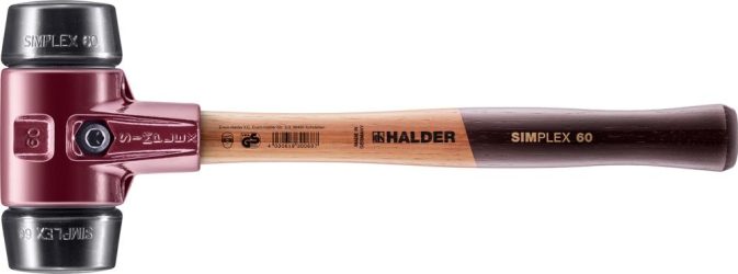 Mäkké kladivo SIMPLEX Guma 60 mm HALDER