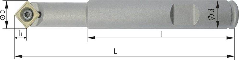 Odhrotovacia/strediaca fréza 45G