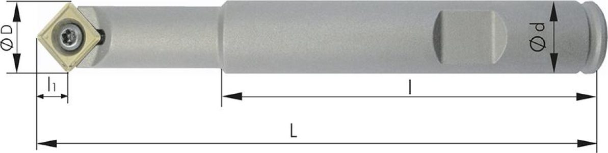 Odhrotovacia/strediaca fréza 45G