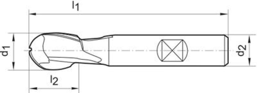 krátka DIN327 HSSCo8 TiALN typ N 32 mm FORMAT