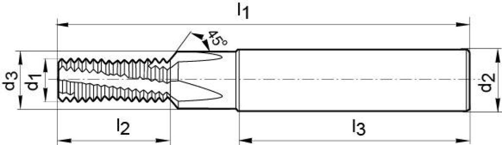 5xD s vnútorným chladením M16 GÜHRING