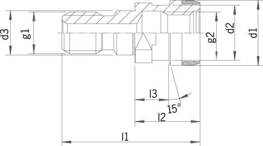 Uťahovací čap Ott SK50-M24 s vnútorným závitom HAIMER