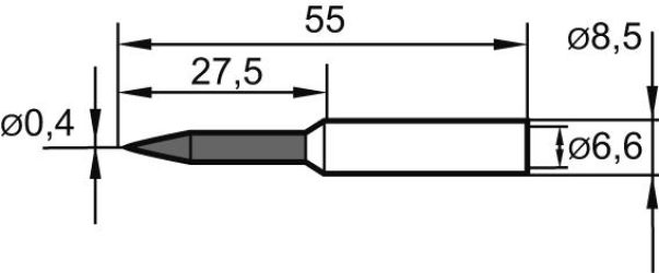 Spájkovací hrot ERSADUR č. 832 0