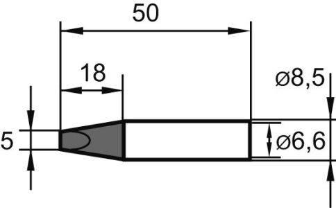 Spájkovací hrot ERSADUR č. 832 5