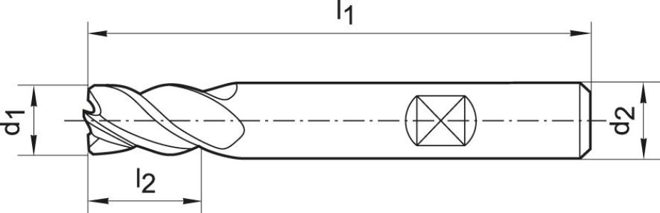 krátka MTK typ INOX TiALN 35/38° Z4 20 mm FORMAT GT