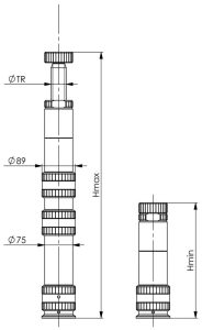 modulárny 6425-706 mm AMF