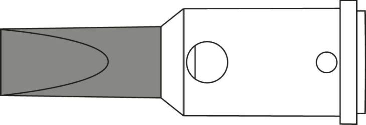 Spájkovací hrot 0G072VN/SB pre súpravu na spájkovanie plynom Independent Ersa