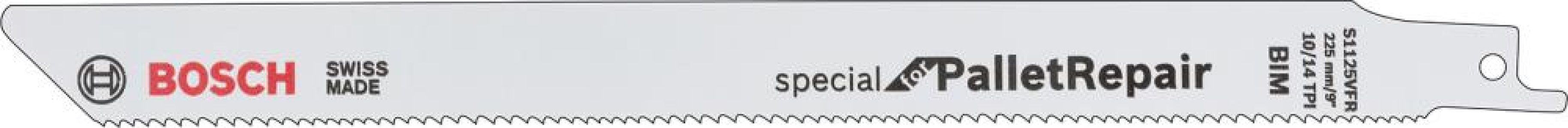 List pre šablovitú pílu S 1125 VFR Bosch