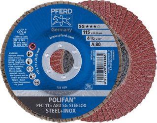 Lamelový brúsny kotúč A120SG klenutý 115 mm K120 Pferd