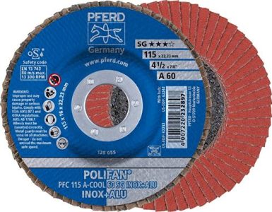 Lamelový brúsny kotúč A-COOL SG klenutý 115 mm K80 Pferd