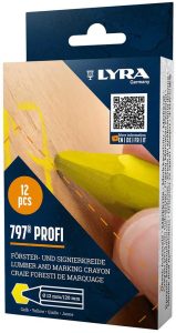 Lesnícka krieda a značkovacia krieda 797 žltá farba