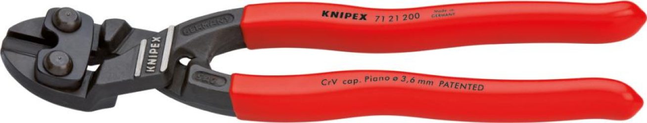 Pákové kliešte Mini 20° s plastovými rukoväťami 200 mm KNIPEX