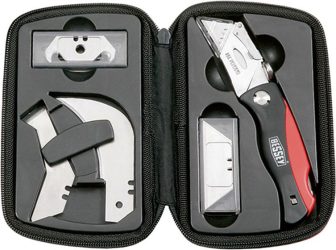 Sada zatváracieho noža s čepeľou v nylonovom puzdre BESSEY