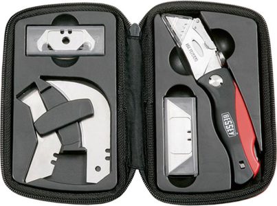 Sada zatváracieho noža s čepeľou v nylonovom puzdre BESSEY