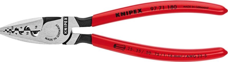 Kliešte na dutinky leštené 180 mm mm2 KNIPEX