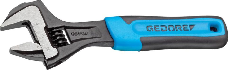 Valčekový kľúč 12" 305mm fosfátovaný s 2-zlož. rukoväťou Gedore