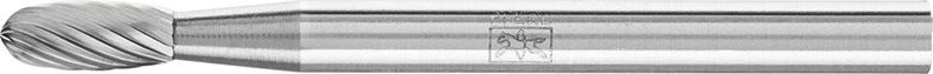 Malé frézovacie teliesko TK kvapkovitý tvar 0307 5 3 mm 3 x 7 mm Pferd