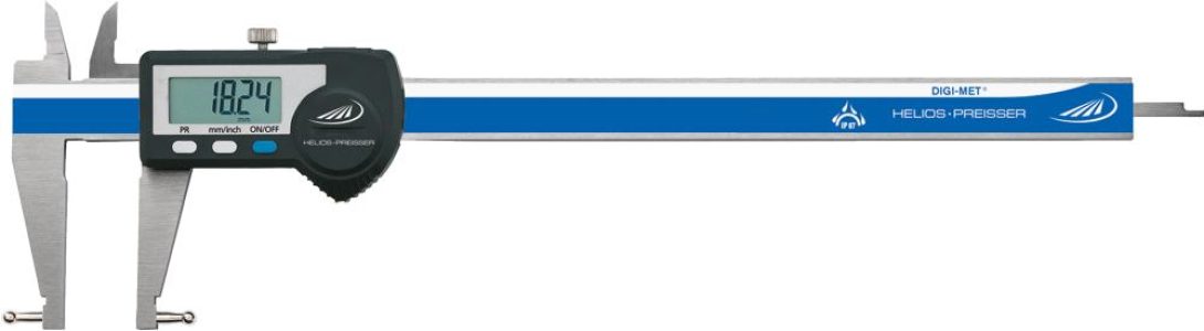 Digitálne univerzálne posuvné meradlo 200 mm IP67 s nadstavcami HP