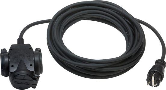 Trojnásobný rozdeľovač IP44 10m H07RN-F3G1