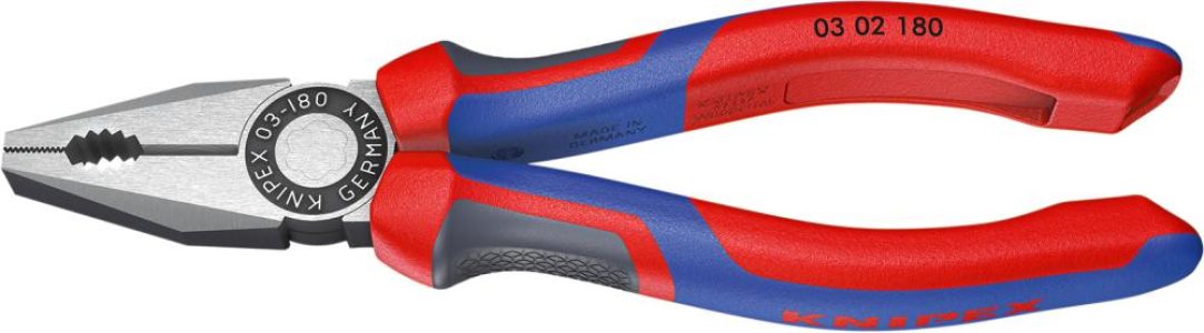 Kombinované kliešte leštené s viaczložkovými rukoväťami 200 mm KNIPEX