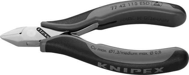 Bočné štiepacie kliešte na elektroniku ESD