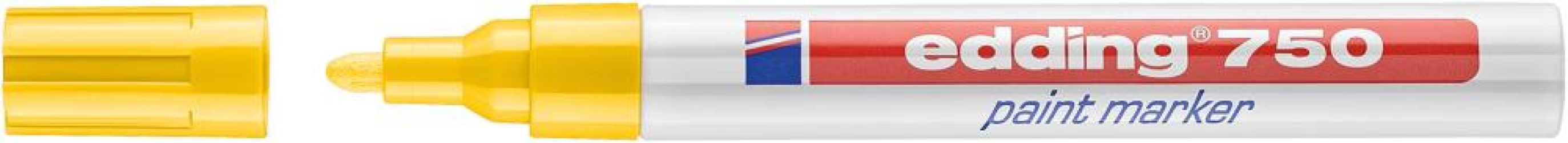 Značkovač na laky číslo 750 žltá farba edding