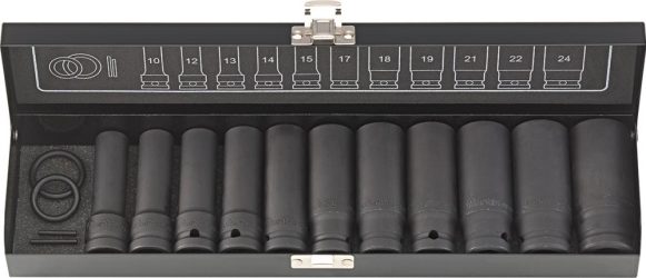 Sada silových nástrčných kľúčov 1/2" 15-dielna