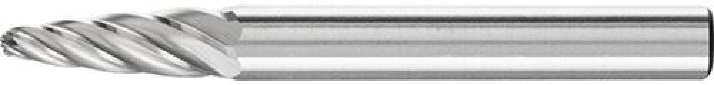 Technická fréza TK tvar oblúka 0618 nehrdzavejúca 6 mm 6 x 18 mm Pferd